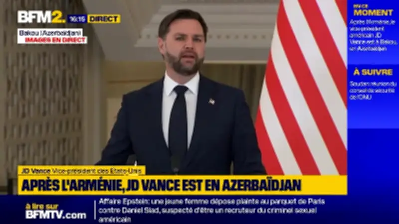 J.D. Vance annonce l'envoi de navires américains en Azerbaïdjan pour sécuriser ses eaux