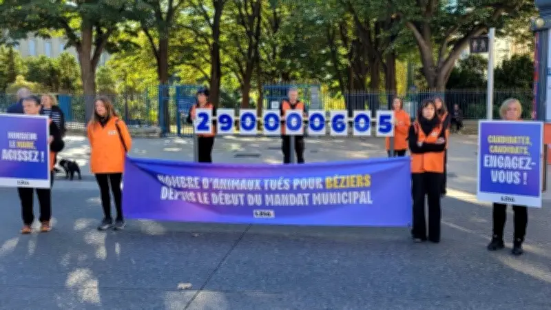 L214 mobilise à Béziers contre l'abattage animal avant les municipales 2026