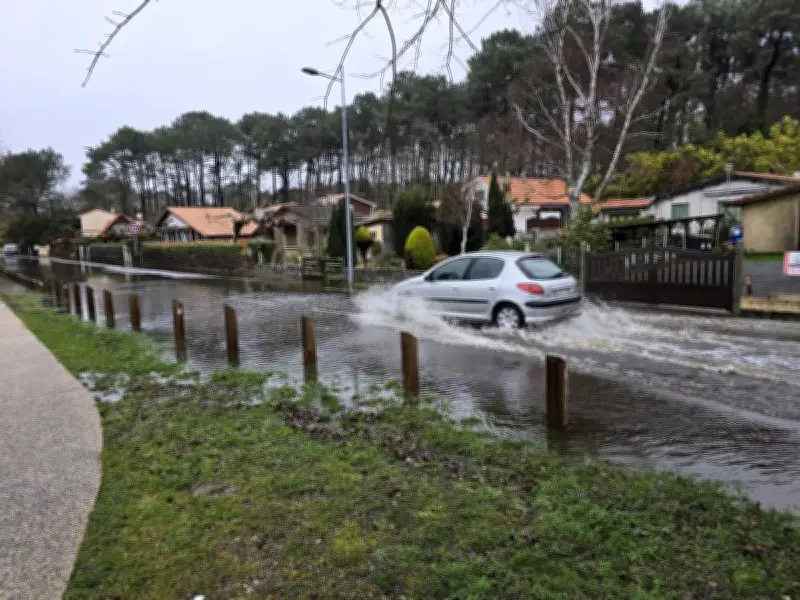 Lacanau face aux inondations : le maire alerte sur la montée critique du lac
