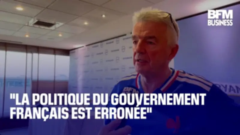 Le PDG de Ryanair critique les taxes aériennes françaises et menace de réduire les vols