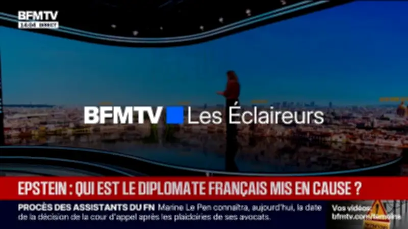 Scandale Epstein : Fabrice Aidan, diplomate français, mis en cause dans l'affaire