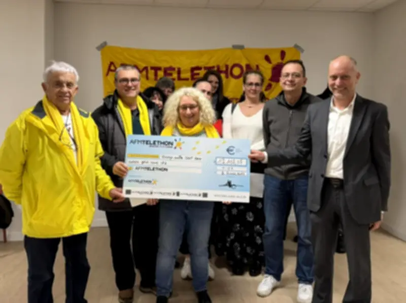 Solid'Eyre de Mios remet 12 102 € au Téléthon après une mobilisation exceptionnelle