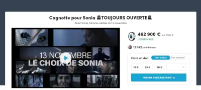 Cagnotte pour Sonia : transfert bloqué par des problèmes de sécurité et des questions fiscales