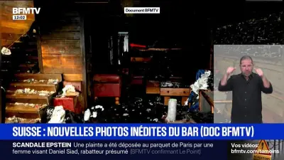 Crans-Montana: la police suisse révèle les photos du bar Constellation après l'incendie