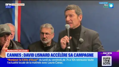 David Lisnard intensifie sa campagne municipale à Cannes avant les élections