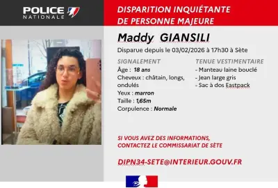 Disparition inquiétante de Maddy Giansili à Frontignan : la police lance un appel à témoins