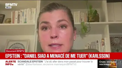 Ebba Karlsson accuse Daniel Siad de viol et menaces de mort dans l'affaire Epstein