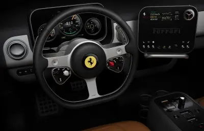 Ferrari Luce : L'intérieur électrique signé Jony Ive, un héritage revisité