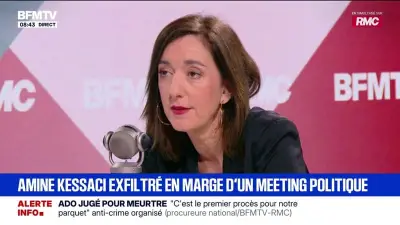 La procureure Vanessa Perrée salue le courage d'Amine Kessaci contre le trafic de drogue