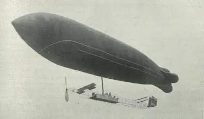 Le dirigeable España, pionnier de l'aviation française vendu à l'Espagne en 1910