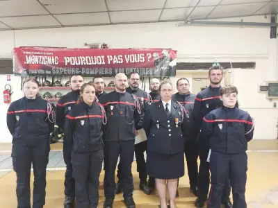Montignac-Lascaux célèbre la Sainte-Barbe et honore ses pompiers