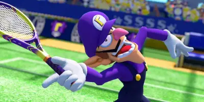 Waluigi dans Mario Tennis Aces : l'éternel outsider provocateur de Nintendo