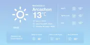 Arcachon : Soleil et douceur aujourd'hui, embellie prévue pour demain