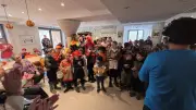 Carnaval intergénérationnel à l'école Marie-Rivier de Chanac