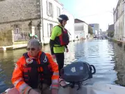 Croix-Rouge : Première mobilisation nautique face aux inondations historiques de Saintes