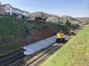Glissement de terrain en Dordogne : la ligne ferroviaire Périgueux-Niversac coupée depuis février