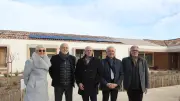 Kléber Mesquida visite les projets culturels et éducatifs soutenus par le Département à Bédarieux