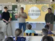 La Fredon 17 sensibilise des écoliers à la lutte contre le frelon asiatique en Charente-Maritime