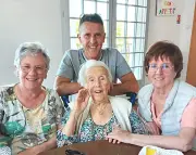 Marie-Louise Villenave fête ses 100 ans à l'Ehpad Andaula d'Ustaritz