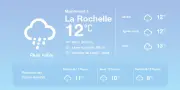 Météo à La Rochelle : pluies éparses et températures douces pour les prochains jours