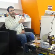 Nicolas Le Flahec présente sa thèse sur Jean-Patrick Manchette à la médiathèque Jean-Degoul