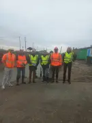 Port de la Baudissière : travaux de sécurisation et chemin piétonnier en cours