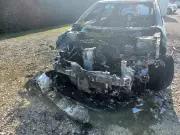 Périgueux : une voiture volée brûlée sur un parking SNCF après une course-poursuite