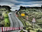 Route de la Corniche rouverte après le passage de la tempête Pedro