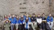 Scouts et guides de Lozère réunis à Aumont-Aubrac pour un week-end de vie collective