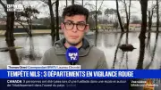 Tempête Nils : Lacanau inondée, vigilance rouge en Gironde et Lot-et-Garonne