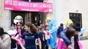 Un cross costumé solidaire mobilise élèves et militaires pour l'association Ela à Beaucaire