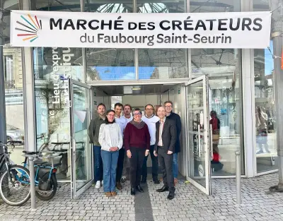 Bordeaux : 24 artisans exposent au Faubourg Saint-Seurin, visite du maire