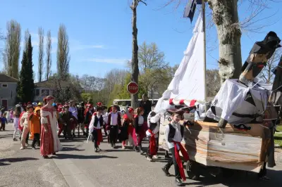 Carnaval au Queyran : Pirates et Jules Verne envahissent les rues de la bastide