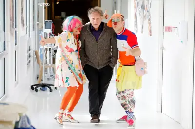 Charles Berling parraine les clowns hospitaliers de Sainte-Musse