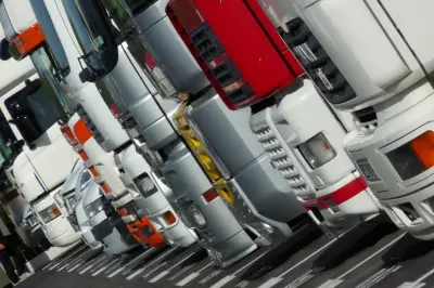 Les routiers de Provence-Alpes-Côte d'Azur bloquent le péage du Capitou sur l'A8 ce mercredi