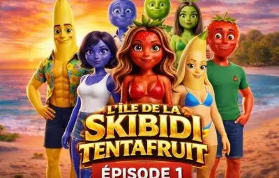 L'Île de la Skibidi Tentafruit : la téléréalité IA aux fruits humains qui cartonne sur TikTok