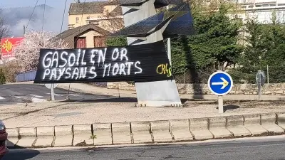 Mobilisation agricole à Mende contre la flambée des prix du carburant