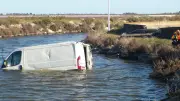 Accident grave au Grau-du-Roi : un fourgon chute dans un canal, deux blessés