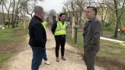 Agde : la nouvelle passerelle piétonne sur l'Hérault entre dans sa phase de chantier