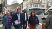 Carole Delga affiche son soutien à Clément Carles pour les municipales à Saint-Affrique