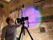 Conférence sur les techniques picturales de l'Égypte antique au château d'Abbadia