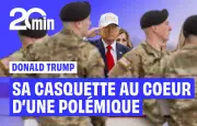 Donald Trump suscite la polémique avec sa casquette à 55$ lors d'une cérémonie militaire