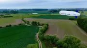 Enedis teste un ballon dirigeable pour inspecter son réseau électrique en Charente-Maritime