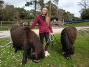Eva Soubrane, 20 ans, mobilise des poneys pour égayer une résidence senior