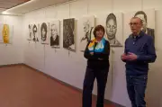 Exposition de portraits en noir et blanc par Bernard Grabot à la MCJL