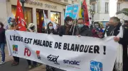 Grève des enseignants à Nîmes : près de 1 000 manifestants contre le protocole sanitaire