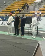Guy Riffonneau, président du club d'escrime de Royan, brille au Championnat du monde vétérans à Bahreïn
