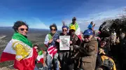 Hommage sur le Pic Saint-Loup pour les Iraniens tombés pour la liberté
