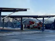 Incendie criminel ravage un Carrefour Market à Hourtin dans le Médoc