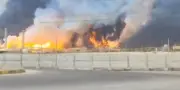 Incendie majeur sur le gisement gazier de South Pars en Iran, des images impressionnantes